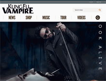 Tablet Screenshot of kungfuvampire.com